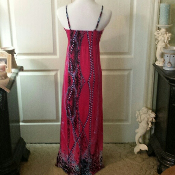Maxi Dress with Adjustable Straps. Size Sm/Med. - Picture 3 of 6