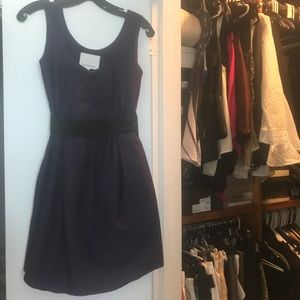 Madison Marcus Purple Dress with black belt