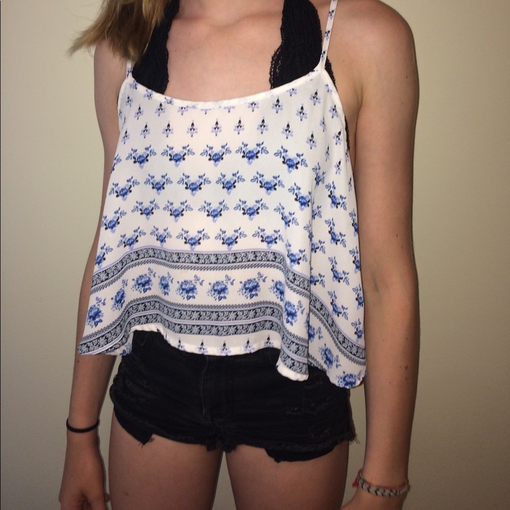 Cute pattern tank