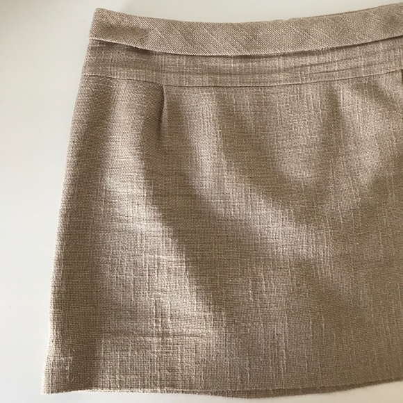 J. Crew – Linen Tweed Mica Mini Skirt