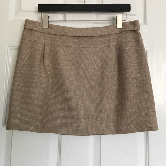 J. Crew – Linen Tweed Mica Mini Skirt