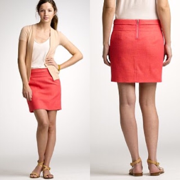 J. Crew – Linen Tweed Mica Mini Skirt