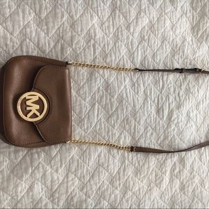 Brown Leather Micheal Kors crossbody