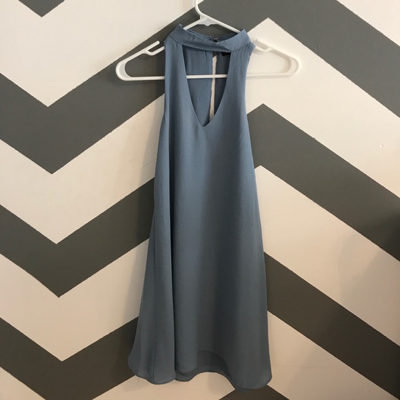 Lulus Dresses & Skirts - Lulus blue open chest dress