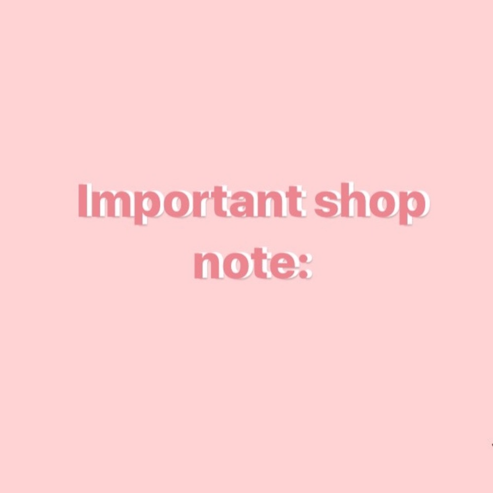 SHOP CLOSING DATE- ITEMS WILL BE TAKEN TO THRIFT