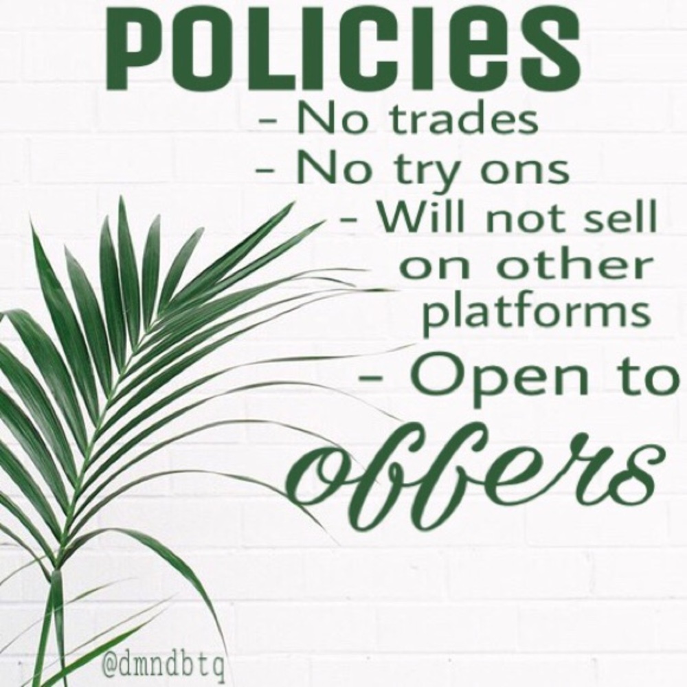 Shop Info/Policies