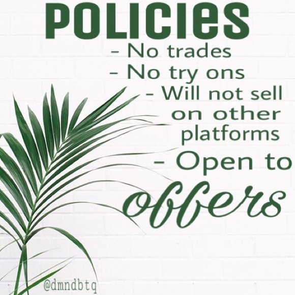 Shop Info/Policies - Picture 1 of 1