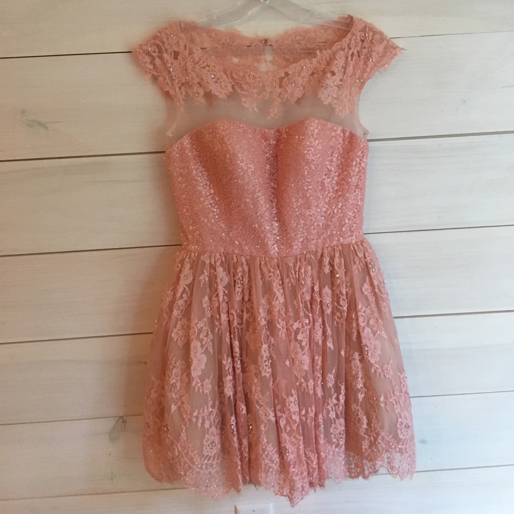 Sherri Hill pink cocktail dress