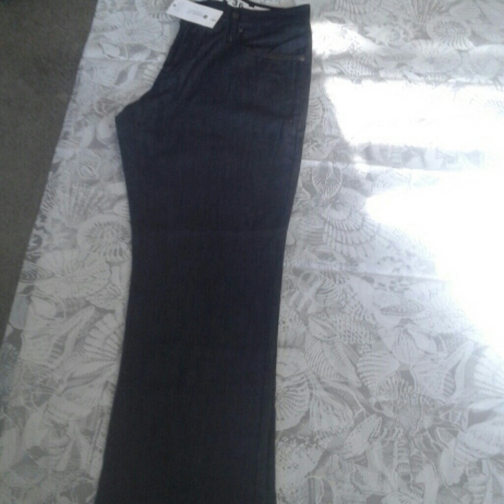 Relaxed tall dark denim jeans