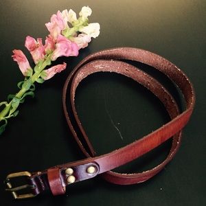 Genuine Leather Skinny Belt by Scotch and Soda