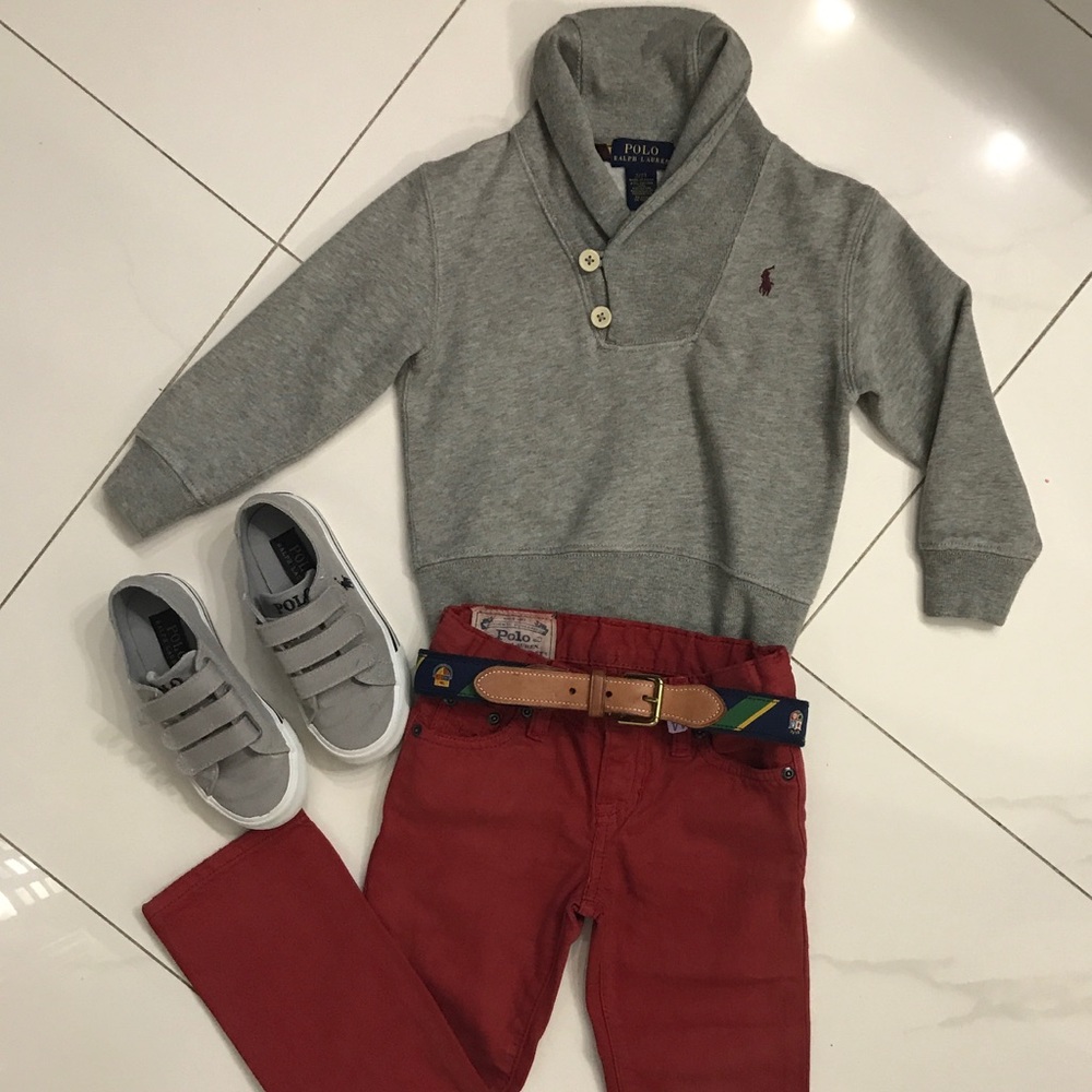2TODDLER BOYS PREPPY SWEATER 2T