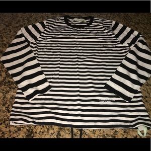 OFFWHITE  "Frame Of Mind" Stripped Cotton T-Shirt