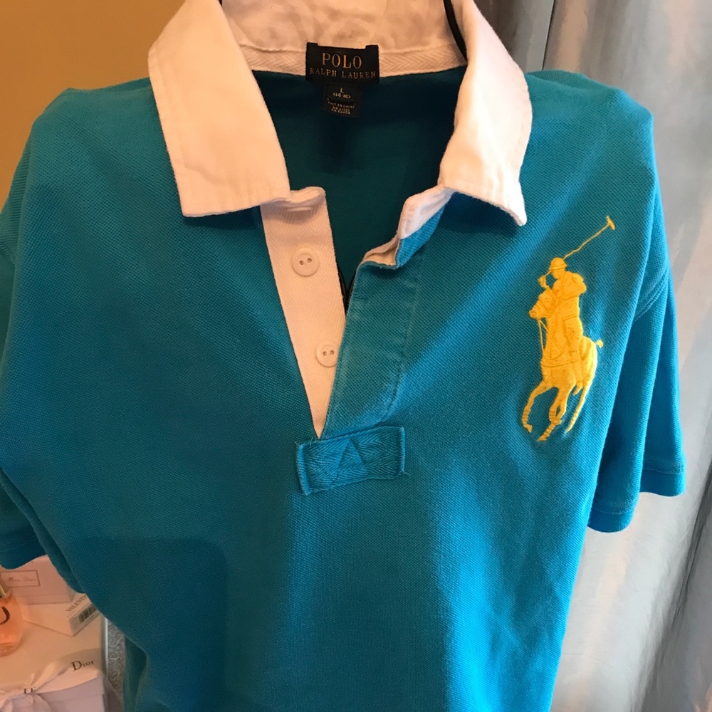 Boys polo shirt by Ralph Lauren size 14/16