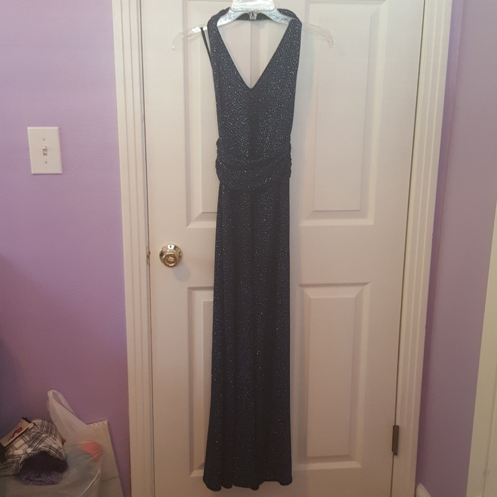 Sparkly blue dress