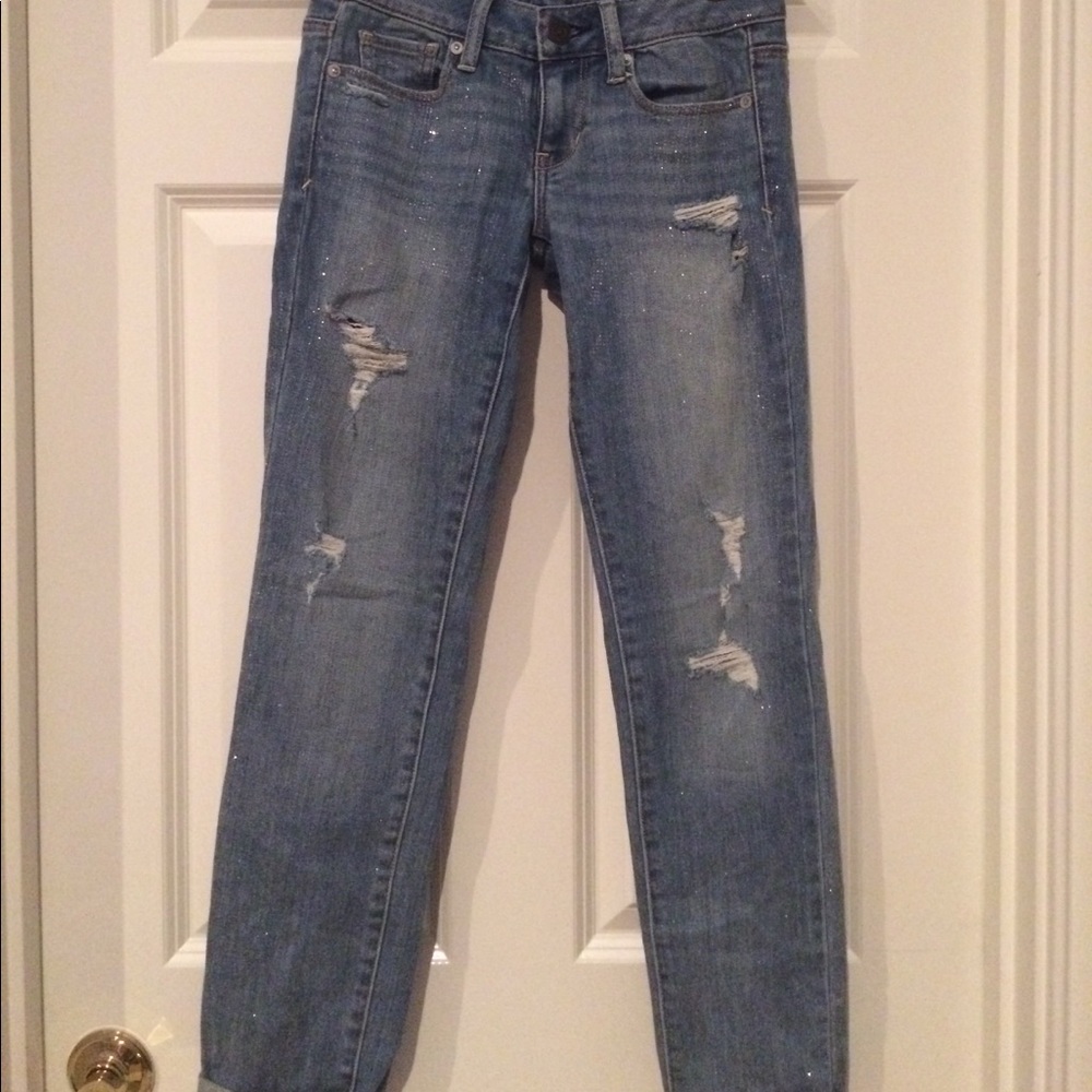 American Eagle Sparkle Skinny Jean