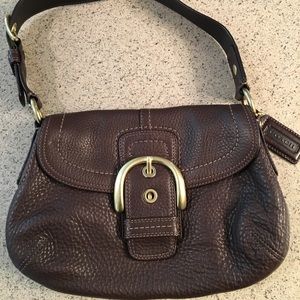 Coach Brown Leather Handbag