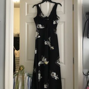 Beautiful full length low cut dress