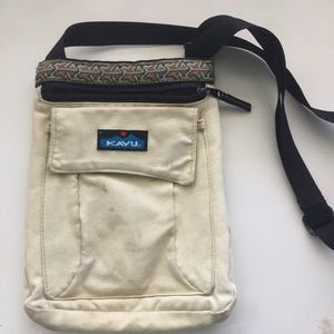 KAVU Keeper Bag - Kakhi Canvas Crossbody Purse