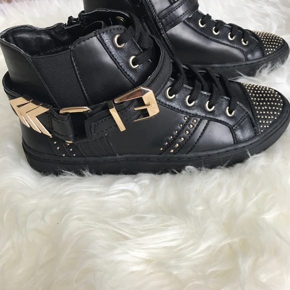 NWOB ALDO Gold Studded Athletic Shoes - Picture 4 of 6