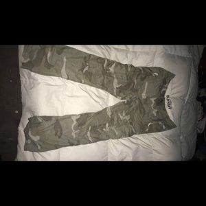 Old Navy Camo pants (not skinny jeans)
