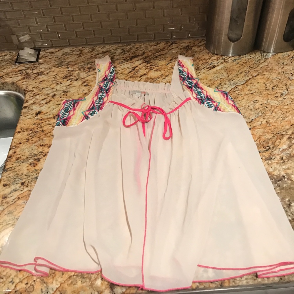Aztec print Gianni bini tank
