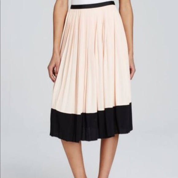 kate spade Dresses & Skirts - NWT! 💫HP💫Kate Spade Pink and Black Pleated Skirt