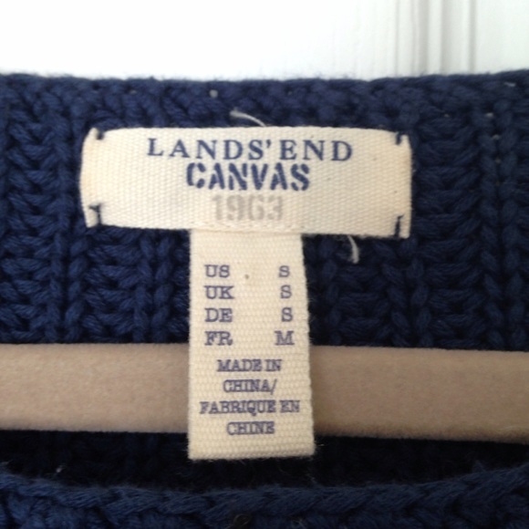 DONATED Lands' End Striped Sweater - Picture 3 of 4