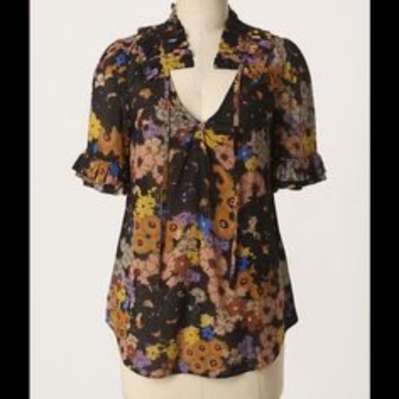 Anthropologie Tops - ***SOLD*** Anthropologie Odille Bianka Blouse