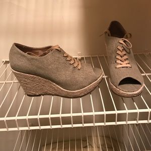 Natural color wedges. Brand new. Never worn!