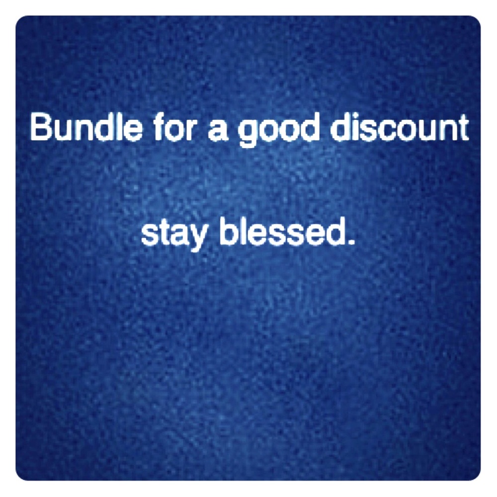 Bundle for good discount.