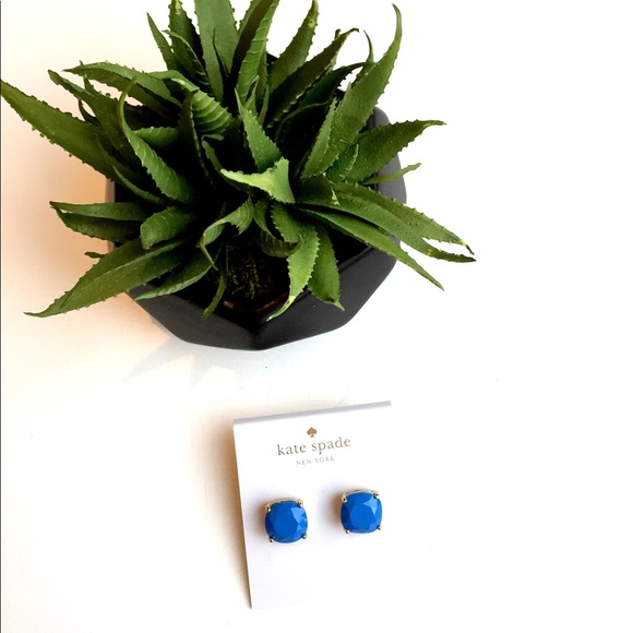 NWTs Kate Spade Ocean Blue Studs - Picture 2 of 8