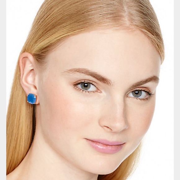 NWTs Kate Spade Ocean Blue Studs - Picture 4 of 8