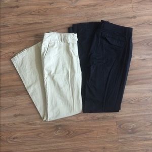 Black and khaki New York and company pants