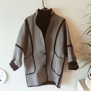 Vintage Reversible Oversized Boyfriend Jacket