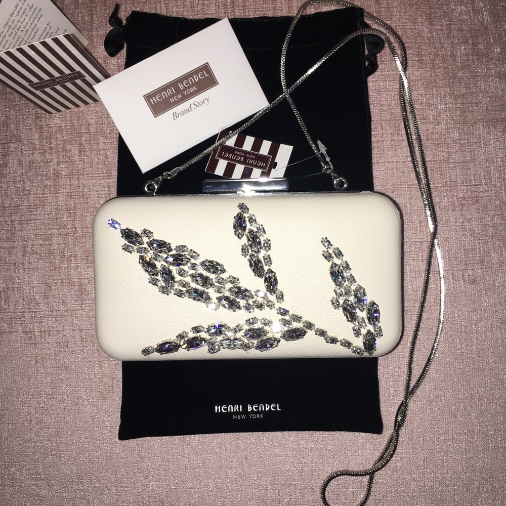 🔴 Henri Bendel "Palm" Party Box BNWT 👛