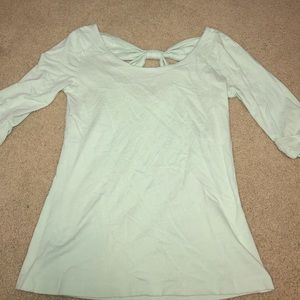 Mint 3 quarter sleeve top