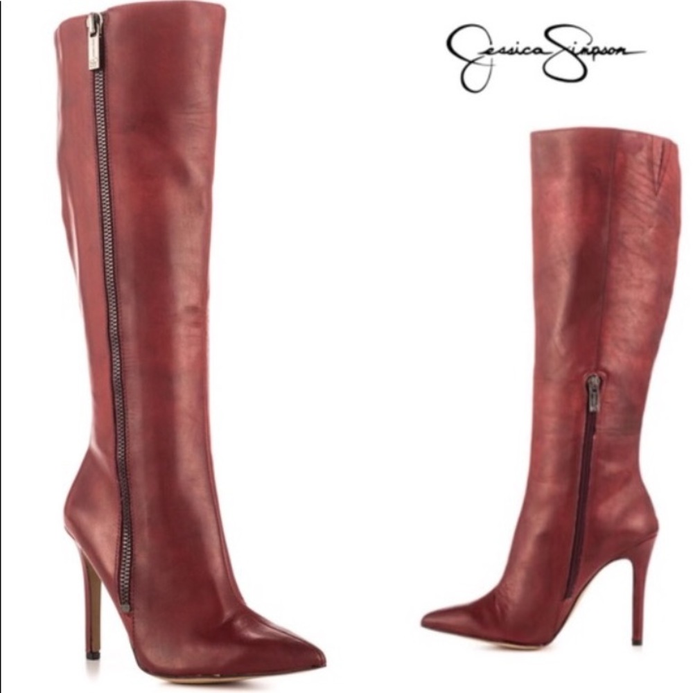 Jessica Simpson Gorgeous Oxblood Capitani Boots