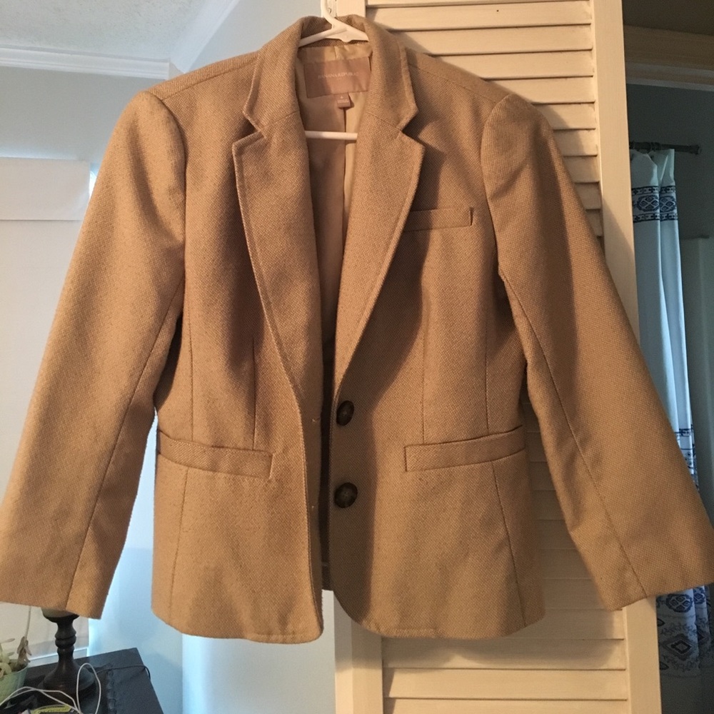 Tan Banana Republic blazer - 6