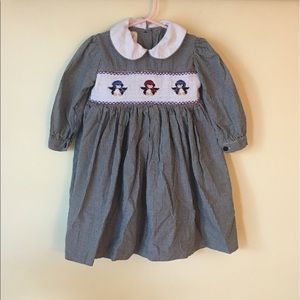 Strasburg smocked long sleeve dress!