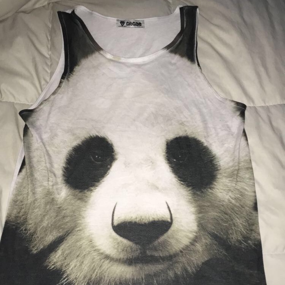 Oversized panda T