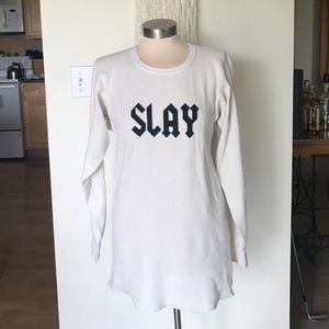 Born a Bad Seed Tops - NEW VINTAGE BORN A BAD SEED SLAY THERMAL Born a Bad Seed Tops - NEW VINTAGE BORN A BAD SEED SLAY THERMAL