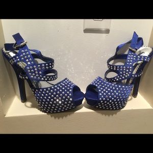 Vigo Fiore Rhinestone Heels