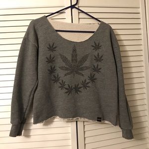 High Times Limited Edition slouchy grey sweatshirt