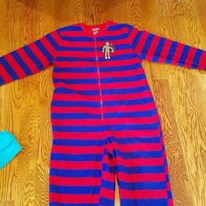 Nick & Nora sock monkey feet pajamas