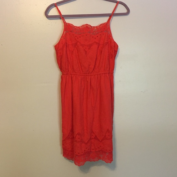 Urban Outfitters red/orange dress - Picture 1 of 4