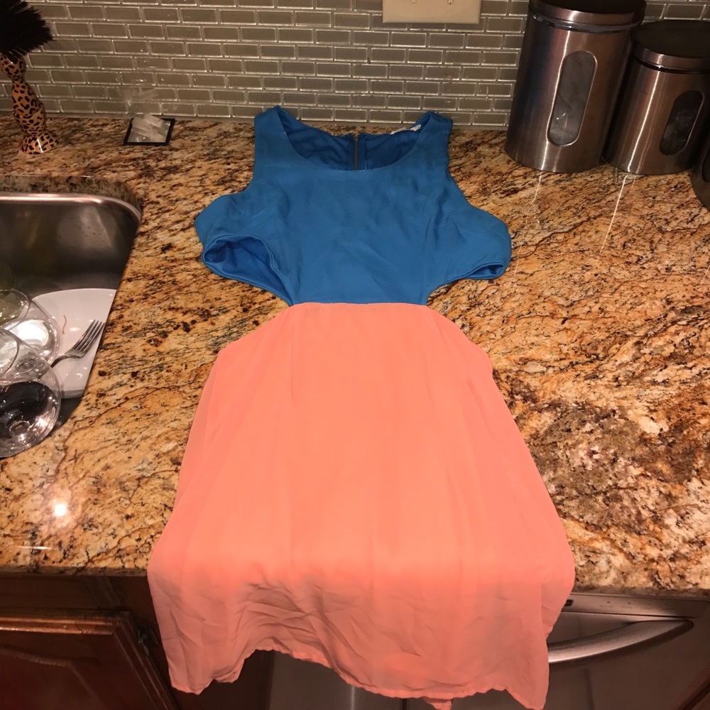 Dress with cut outs