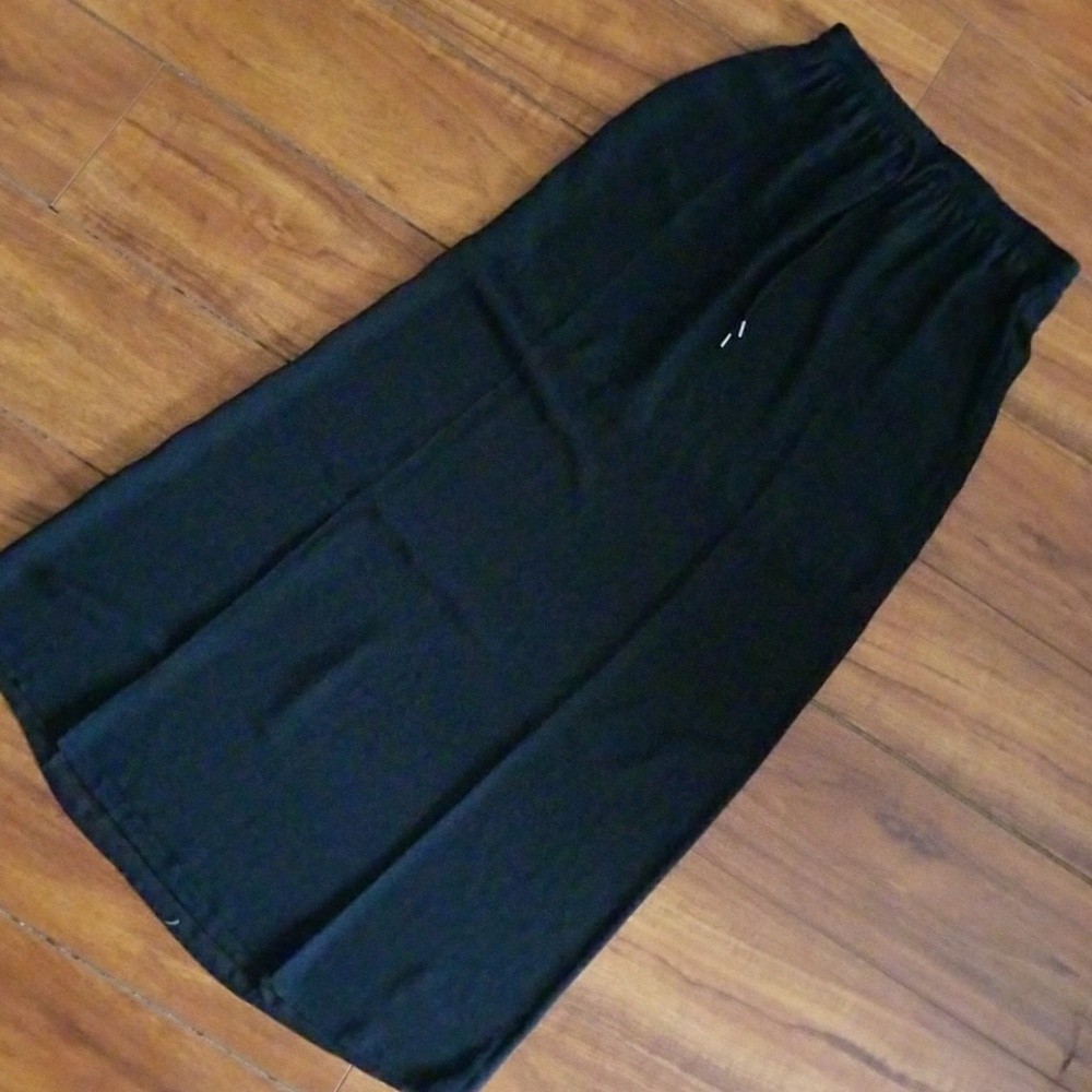Topshop Long Black Maxi Skirt