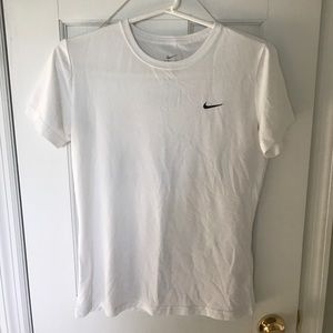 Nike White Dri-Fit Tee