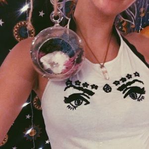 Rare Brandy M Halter top