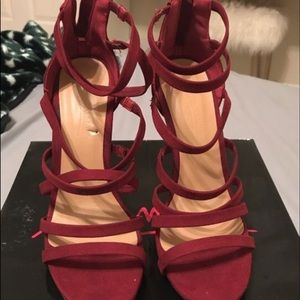 Red size 6 1/2 heels